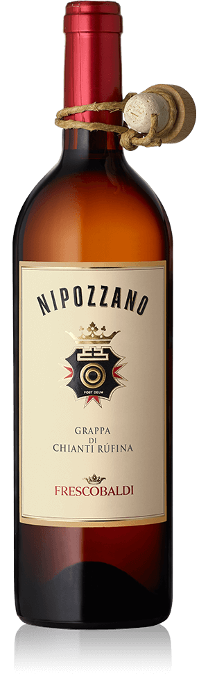 Bottle of Nipozzano Grappa by Frescobaldi