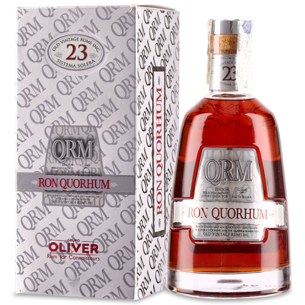 Bottle of Quorhum 23 rum