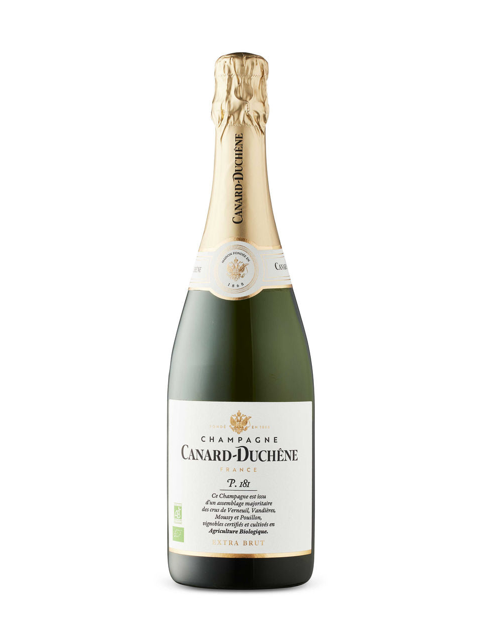 Champagne Brut "P181" Bio - Canard-Duchêne