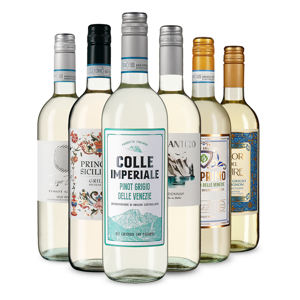 Italian White Wine Selection "Tasting" 2025 [6 bottles]