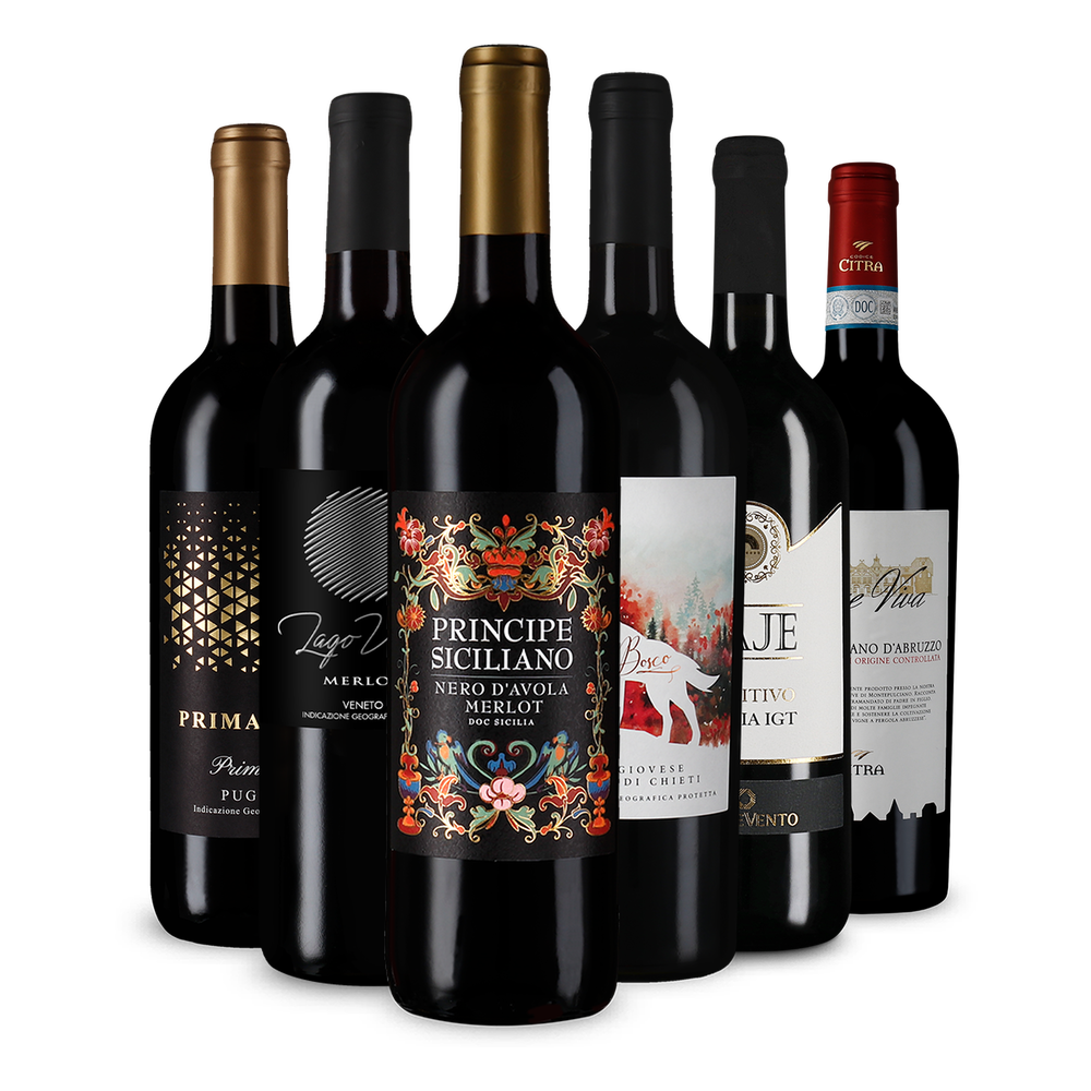 Italian Red Wine Selection "Discovery" 2025 [6 bottles]
