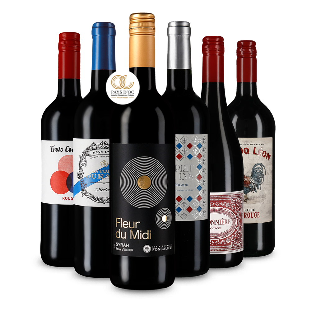 French Red Wine Selection "Discoverer" - Various Producers [6 bottles]
