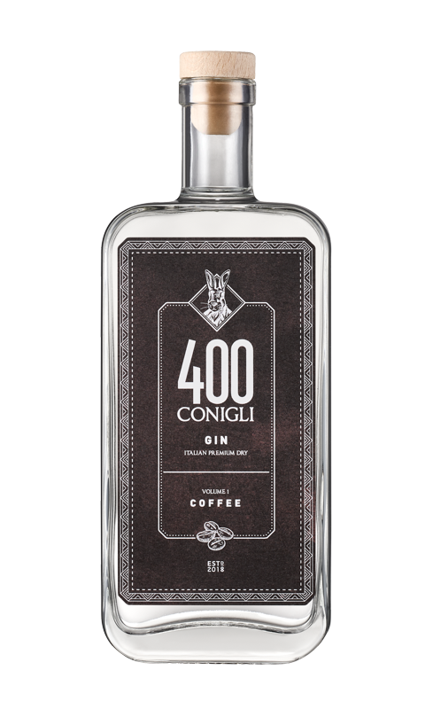 Bottle of 400 Conigli Coffee gin