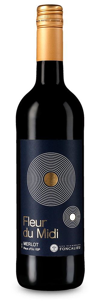 Pays d'Oc Merlot "Fleur du Midi" 2024 - Les Vignobles Foncalieu