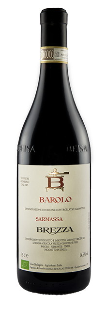 Bottle of Barolo Sarmassa by Brezza