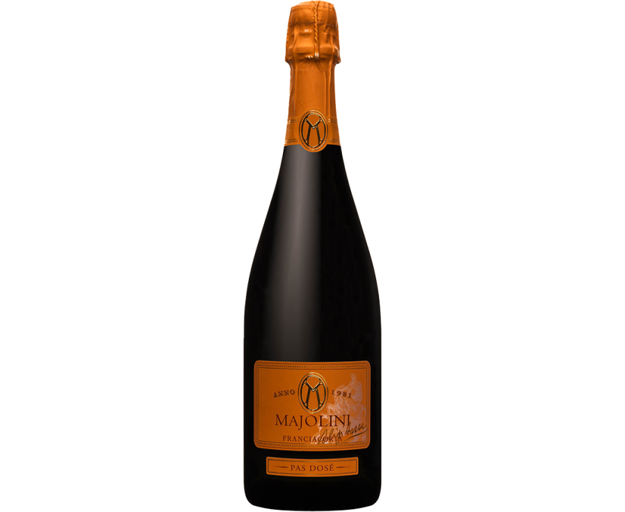 Bottle of Franciacorta Pas Dosé Aligi Sassu by Majolini