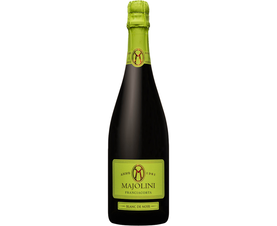 Bottle of Franciacorta Brut Blanc de Noir by Majolini