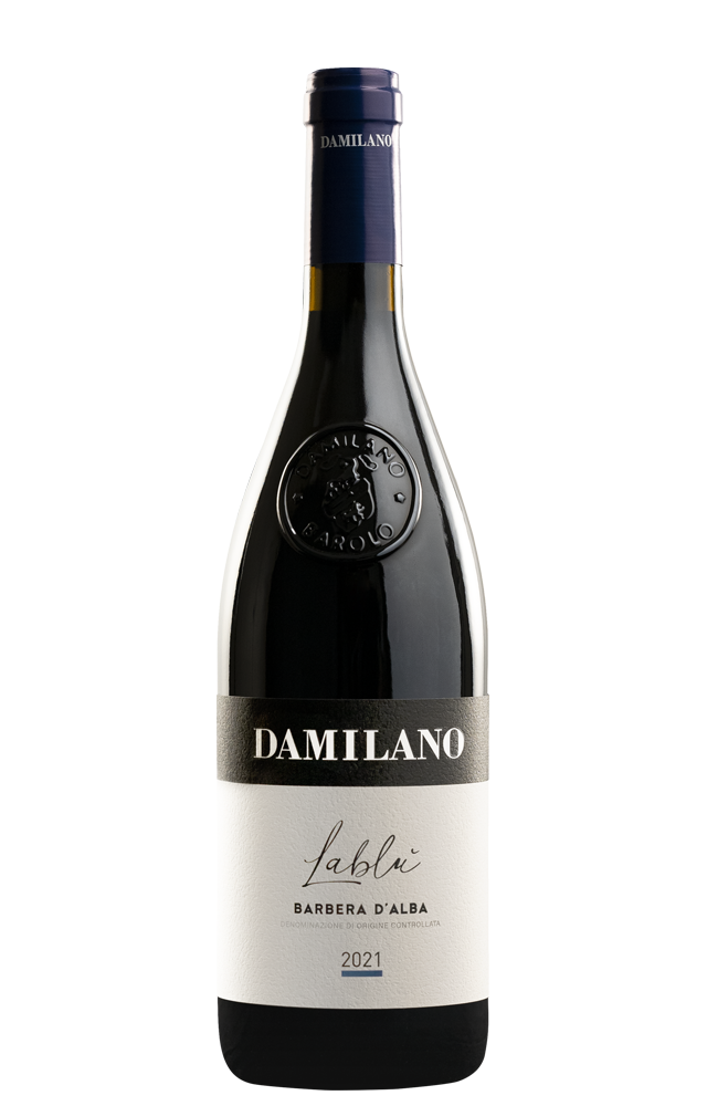 Bottle of Barbera d'Alba LaBlù by Damilano