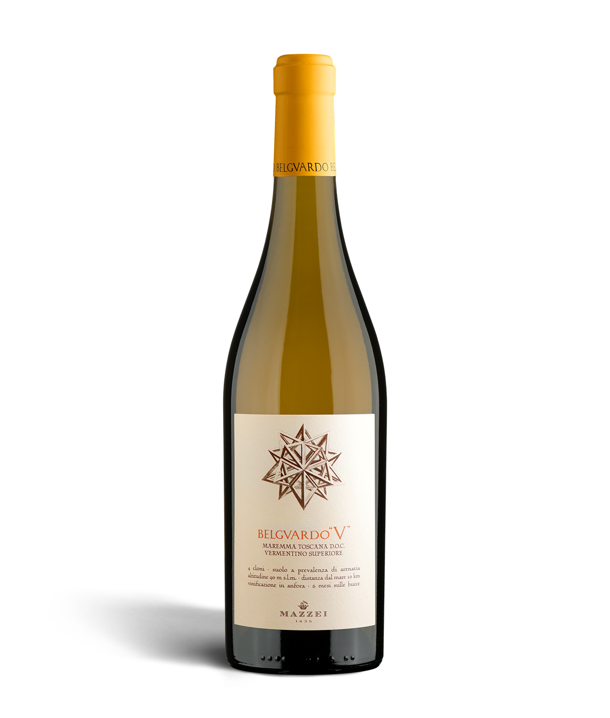Маремма Тоскана Верментино Супериоре „Белгуардо V“ 2021 – Мадзеи