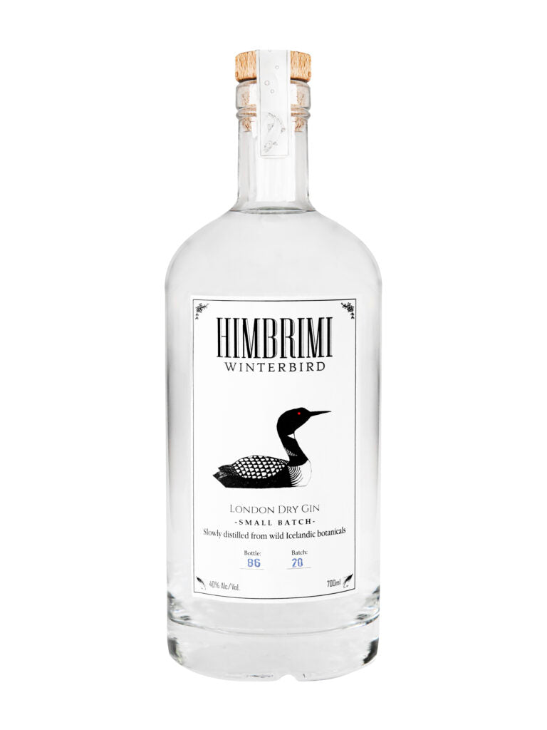 Bottle of Himbrimi Winterbird London Dry Gin
