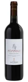 Bottle of Pèppoli Chianti Classico by Antinori