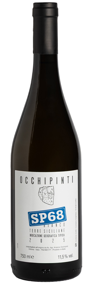 Bottle of SP68 Bianco by Arianna Occhipinti