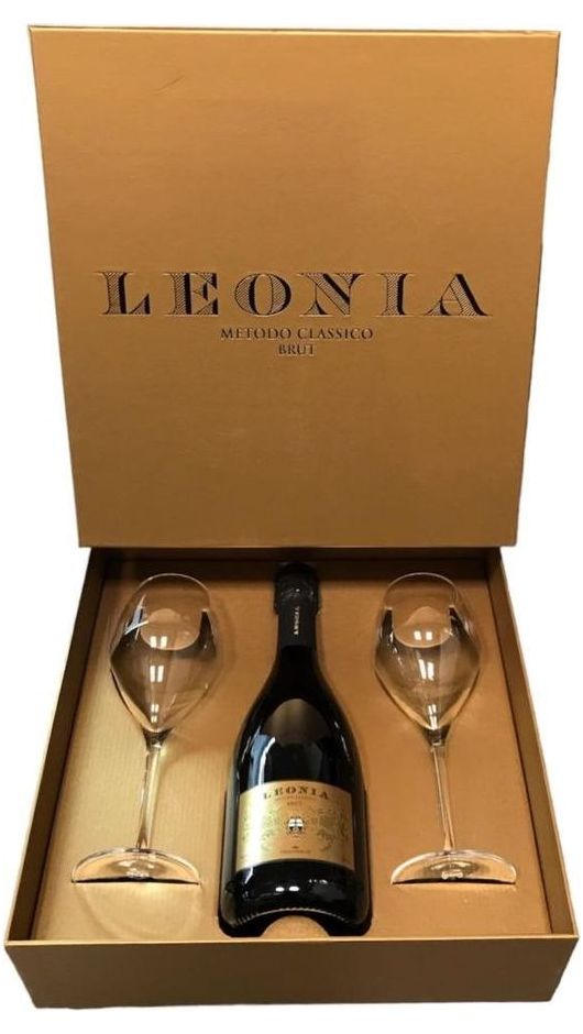 Pomino Spumante "Leonia" Brut 2017 - Frescobaldi [gift box with 2 glasses]