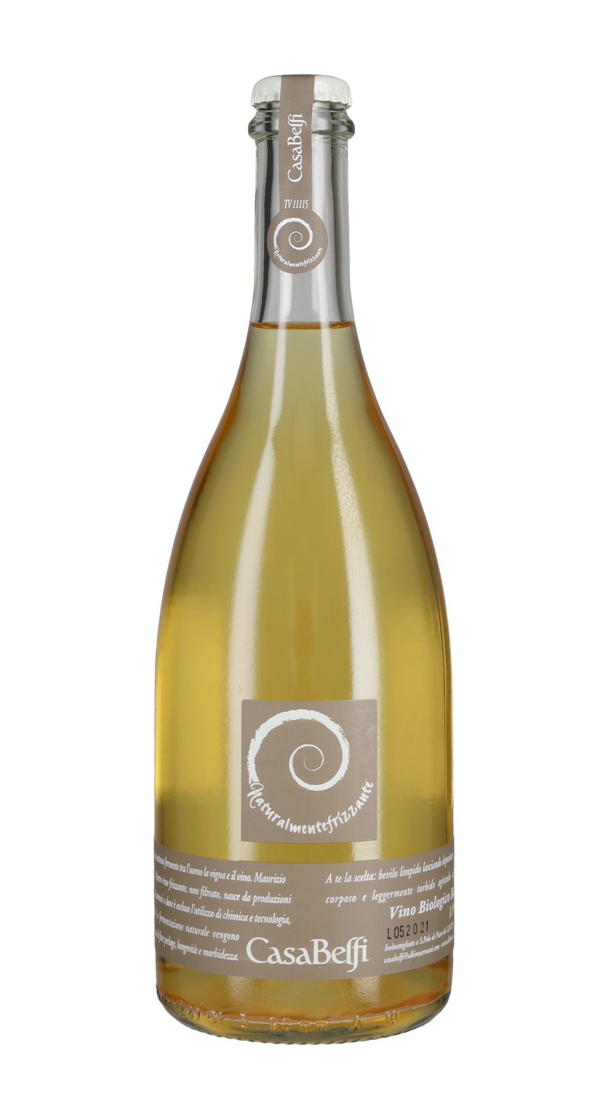 Bianco Rifermentato in Bottiglia "NaturalmenteFrizzante" Bio - Casa Belfi