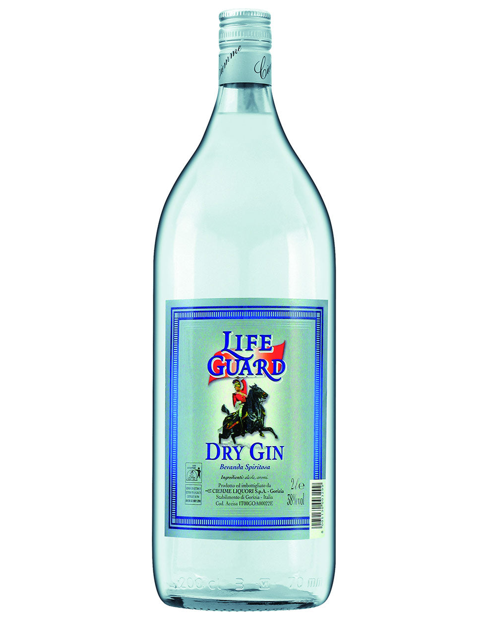 Bottle of Life Guard Dry Gin by Ciemme Liquori