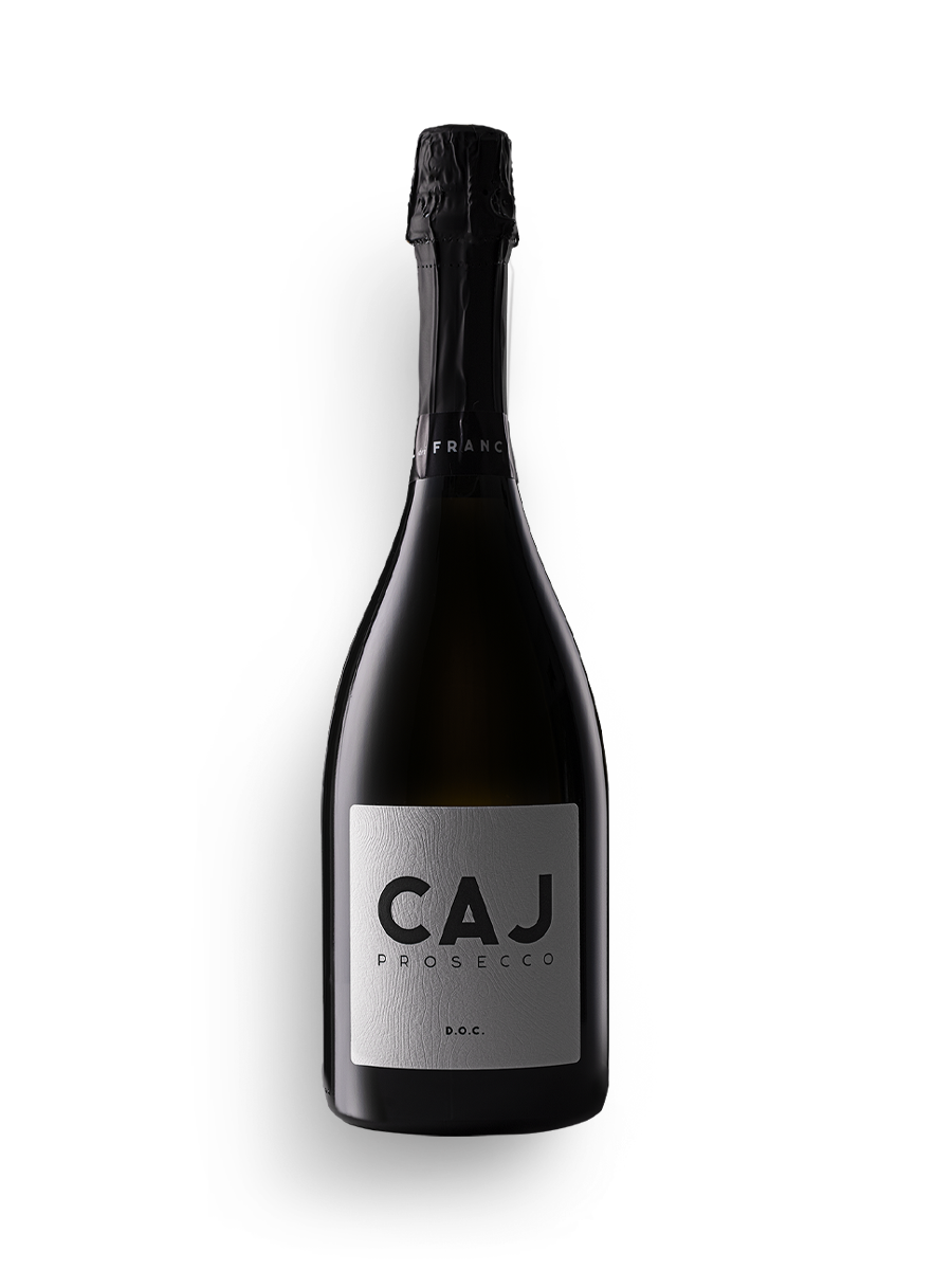 Bottle of CAJ Prosecco by Col dei Franchi