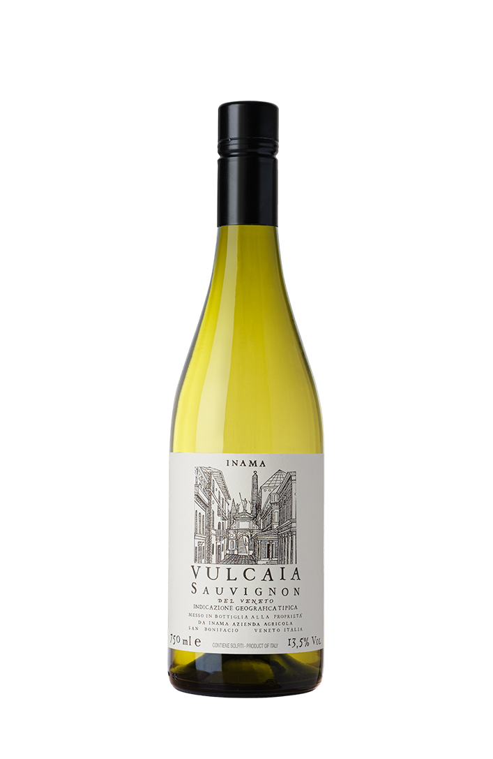 Bottle of Vulcaia Sauvignon by Inama