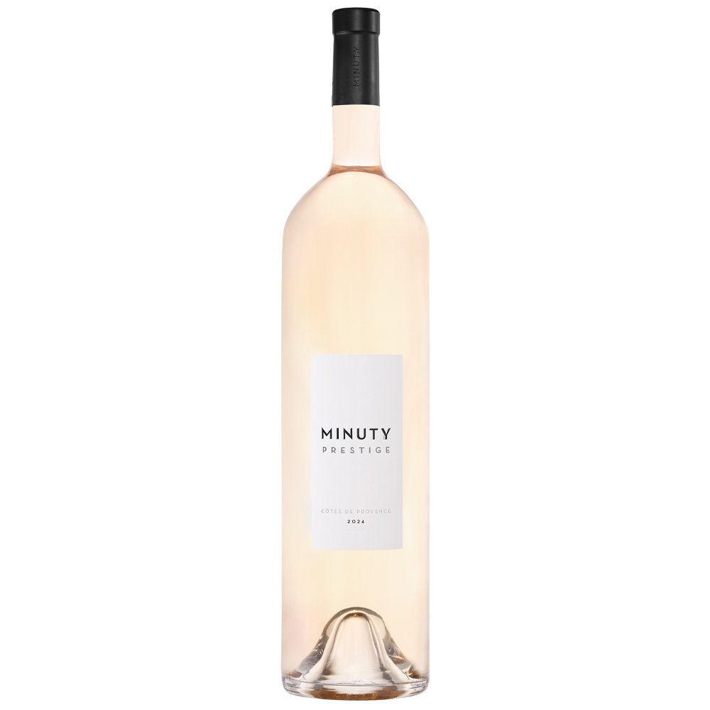 Bottle of Côtes de Provence Prestige rosé by Minuty