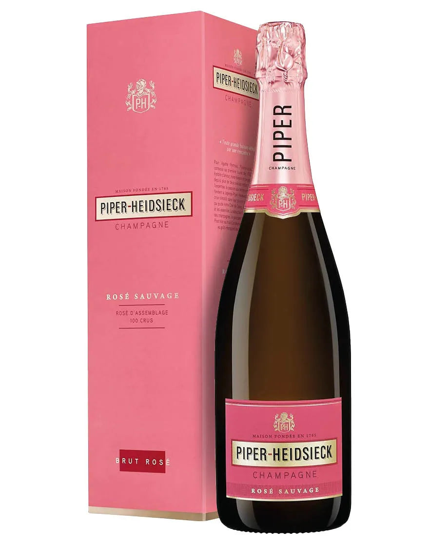 Champagne Rosé Brut "Rosé Sauvage" - Piper-Heidsieck [gift box]