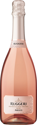Bottle of Argeo Rosé Prosecco by Ruggeri