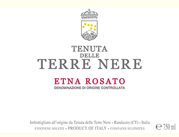 Bottle of Etna Rosato by Tenuta delle Terre Nere
