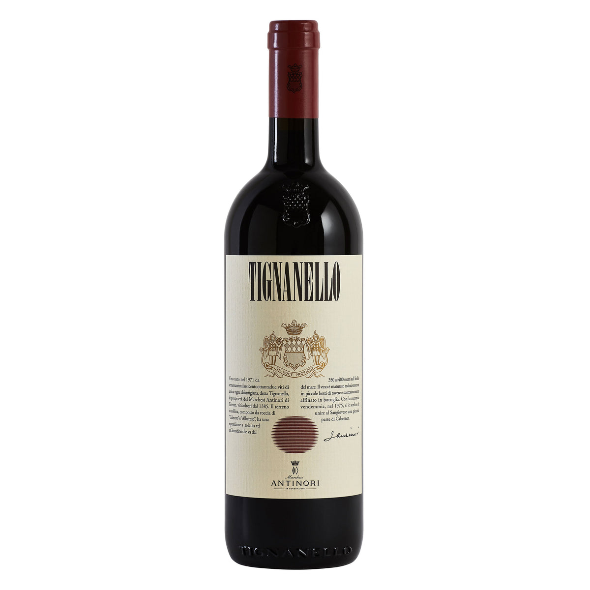 Bottle of Tignanello Toscana IGT by Marchesi Antinori